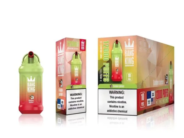 Bang King 12000 Puffs 0% 2% 3% 5% Nikotynowy akumulator jednorazowy Vape Hurt - BookVape - 22