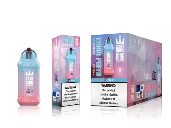 Bang King 12000 Puffs 0% 2% 3% 5% Nikotynowy akumulator jednorazowy Vape Hurt - BookVape - 5