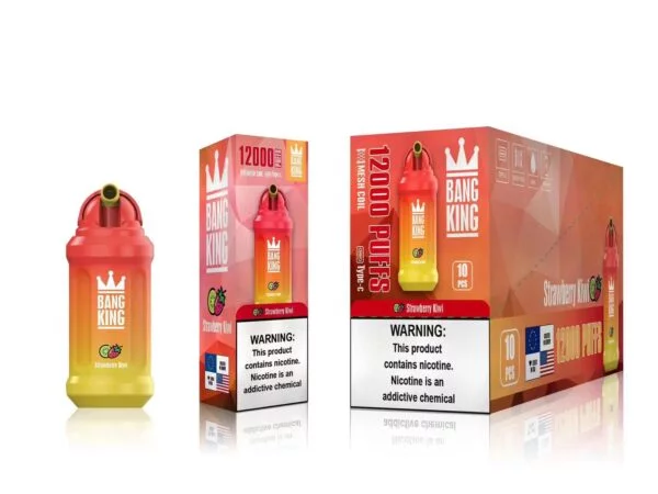 Bang King 12000 Puffs 0% 2% 3% 5% Nikotynowy akumulator jednorazowy Vape Hurt - BookVape - 9