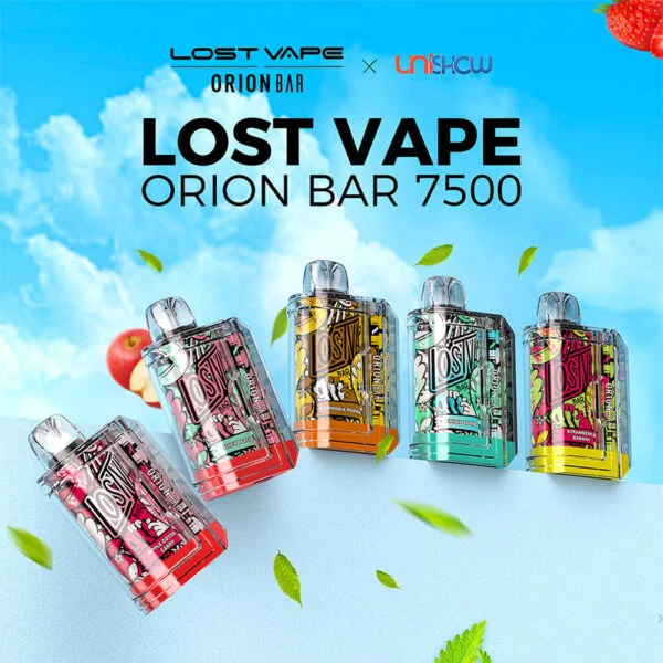 Lost Vape Orion Bar 7500 Puffs 5% Nikotinový dobíjecí jednorázový vape velkoobchod – BookVape – 1
