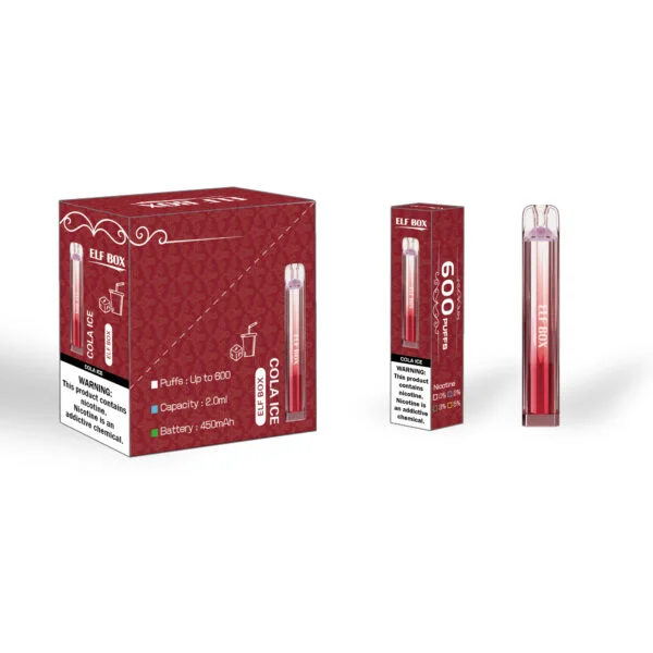 ELF BOX 600 Puffs 2% Nicotine Disposable Vape Pen Wholesale - BookVape - 7
