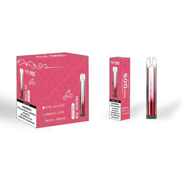 ELF BOX 600 Puffs 2% Nicotine Disposable Vape Pen Wholesale - BookVape - 11