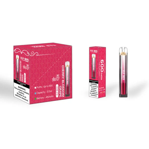 ELF BOX 600 Puffs 2% Nicotine Disposable Vape Pen Wholesale - BookVape - 14