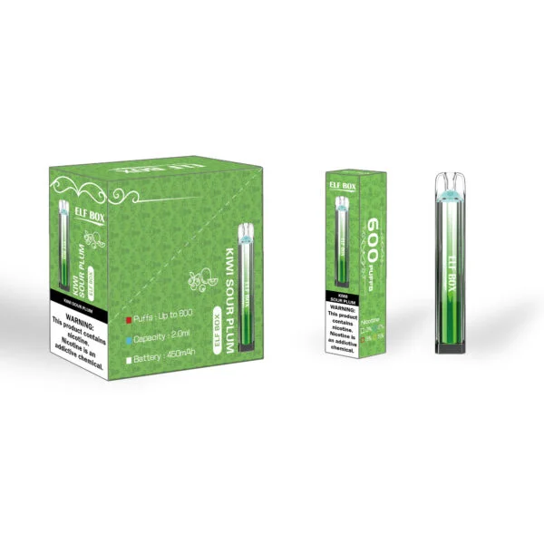 ELF BOX 600 Puffs 2% Nicotine Disposable Vape Pen Wholesale - BookVape - 9