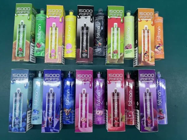 AIVONO FATMAN 15000 Puffs 0% 2% 3% 5% Перезаряжаемые одноразовые ручки для электронных сигарет с низким содержанием никотина. Купить оптом - BookVape - 2
