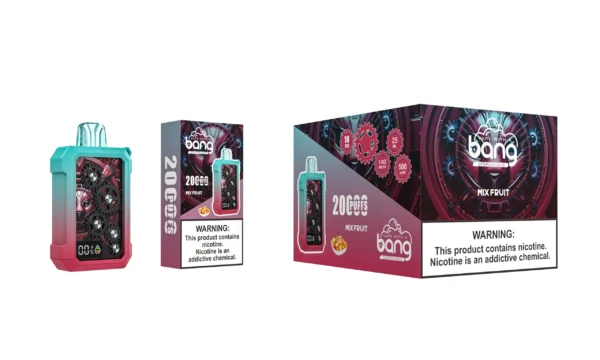 Bang Gear Tick Tock 20000 Puffs 0% 2% 3% 5% Nízkonikotinové dobíjecí jednorázové vapes Pen Hromadně Koupit velkoobchod – BookVape – 12