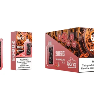 Bang Gear Tick Tock 20000 Puffs 0% 2% 3% 5% Nízkonikotinové dobíjecí jednorázové vapes Pen Hromadný nákup – BookVape – 15