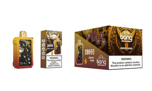 Bang Gear Tick Tock 20000 Puffs 0% 2% 3% 5% Nízkonikotinové dobíjecí jednorázové vapes Pen Hromadný nákup – BookVape – 7