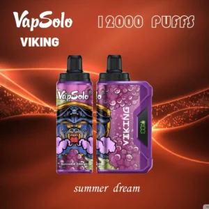 VapSolo Viking 12000 Puffs 2% 5% Caneta Vapes Descartável Recarregável com Baixo Nicotina em Massa Compre no Atacado - BookVape - 13