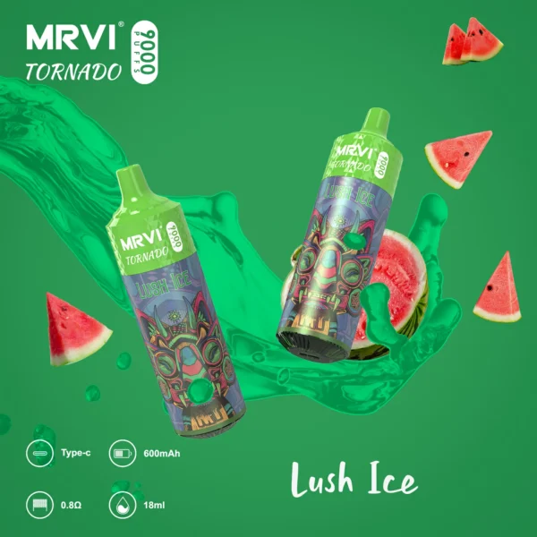 MRVI Tornado 9000 Puffs 2% 3% 5% Alacsony nikotin tartalmú újratölthető eldobható Vapes Pen Tömeges vásárlás Nagyker - BookVape - 2