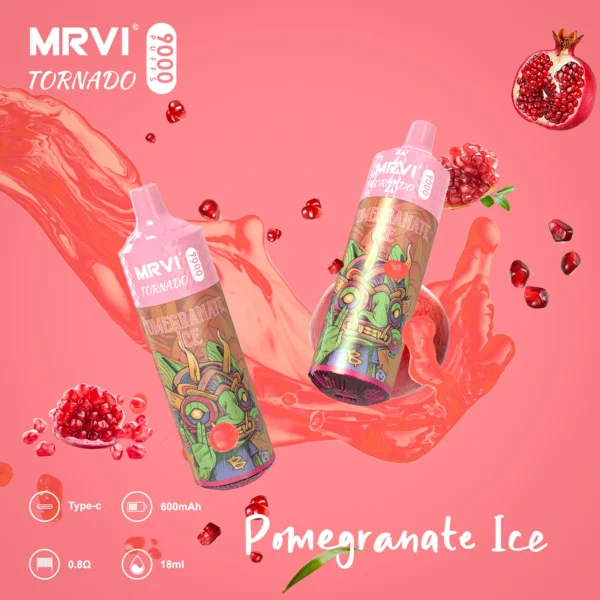 MRVI Tornado 9000 Puffs 2% 3% 5% Alacsony nikotin tartalmú újratölthető eldobható Vapes toll tömeges vásárlás Nagyker - BookVape - 8