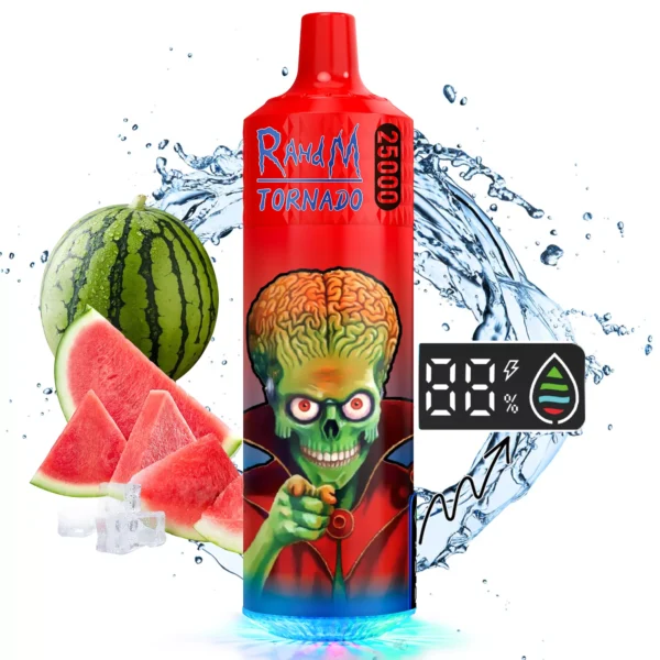 RahdM Tornado 25000 Puffs 2% Niskonikotynowy, jednorazowy, wielokrotnego ładowania Vapes Pen Luzem Kup hurtowo - BookVape - 22
