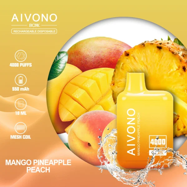 AIVONO AIM BOXX 4000 Puffs 0% 2% 5% Caneta Vapes descartáveis ​​recarregáveis ​​com baixa nicotina em massa Comprar no atacado - BookVape - 15