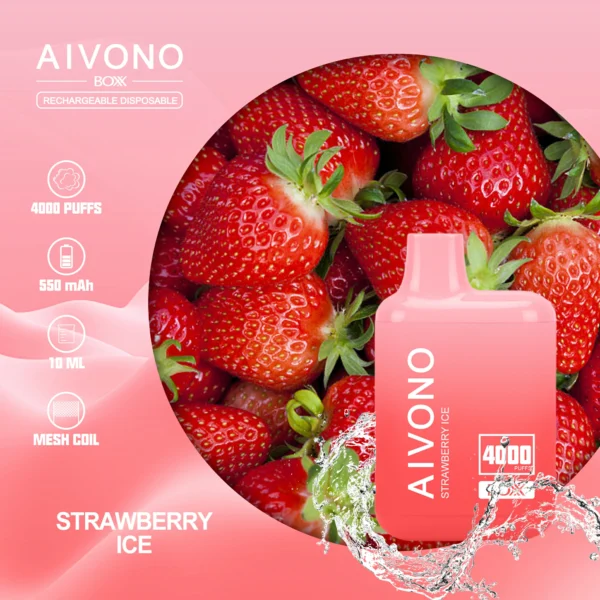 AIVONO AIM BOXX 4000 Puffs 0% 2% 5% Caneta Vapes descartáveis ​​recarregáveis ​​com baixa nicotina em massa Comprar no atacado - BookVape - 5