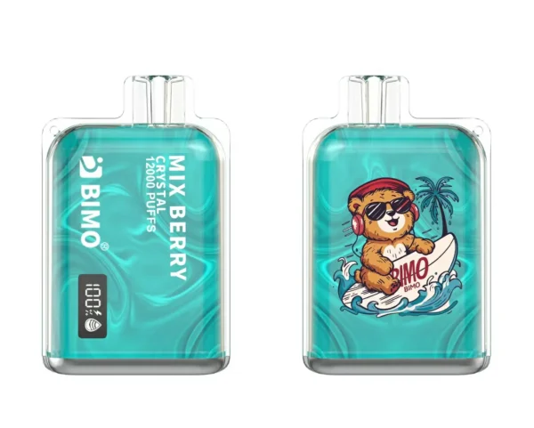 BIMO Crystal 12000 Puffs 2% 5% Alacsony nikotintartalmú Újratölthető Eldobható Vapes Pen Tömeges Vásárlás Nagyker - BookVape - 3