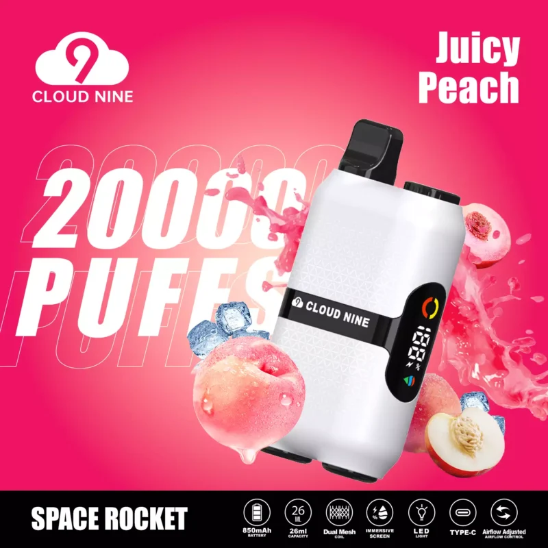 Будущее вейпинга: углубленный взгляд на Cloud Nine D33 20 000 Puff Dual сетчатой ​​одноразовой вейп для оптовой покупки - Bookvape - 1