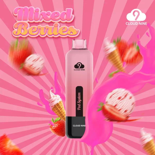 CLOUD NINE Q24 12000 Puff Cserélhető 5% Alacsony nikotintartalmú Újratölthető Eldobható Vapes Pen Tömeges Vásárlás Nagyker - BookVape - 9