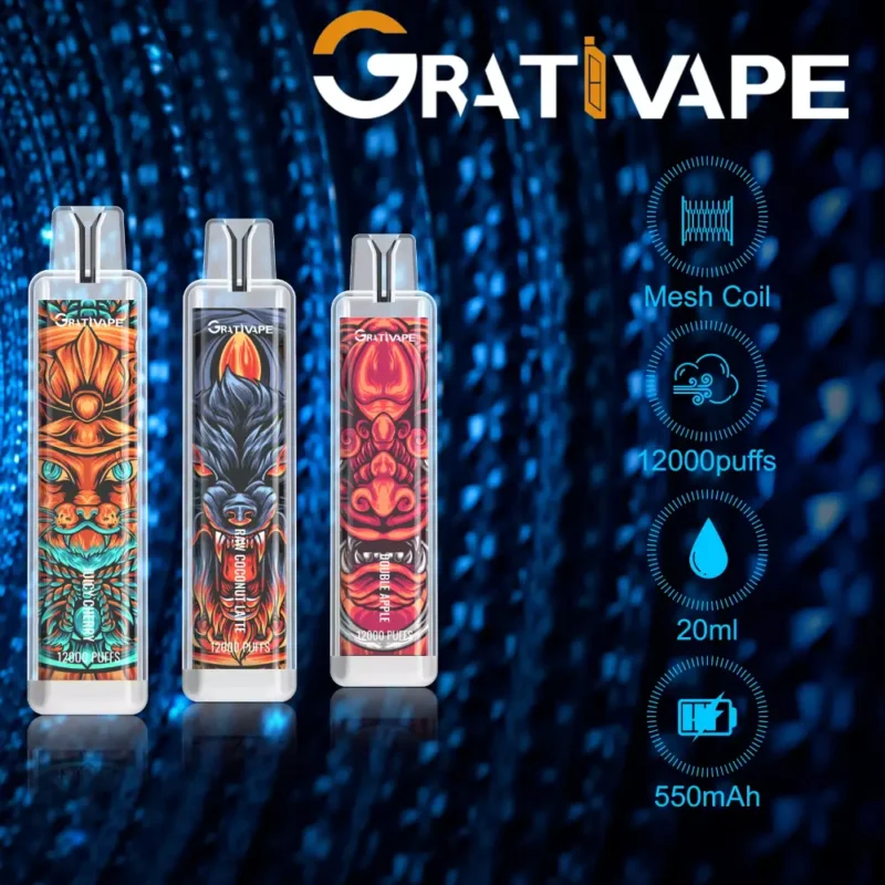 The Grativape ISTORM 12000 Puffs: Proč hromadný nákup nízkých nikotinových jednorázových vapes má smysl - Bookvape - 1