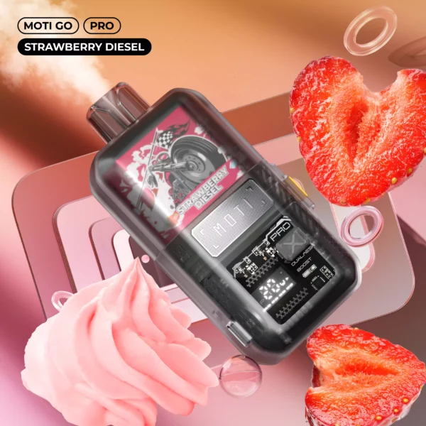 MOTI Go Pro 12000 Puffs Dual Mesh Smart Screen 2% 5% Low Nicotine Rechargeable Disposable Vapes Pen Bulk Buy Wholesale - BookVape - 12