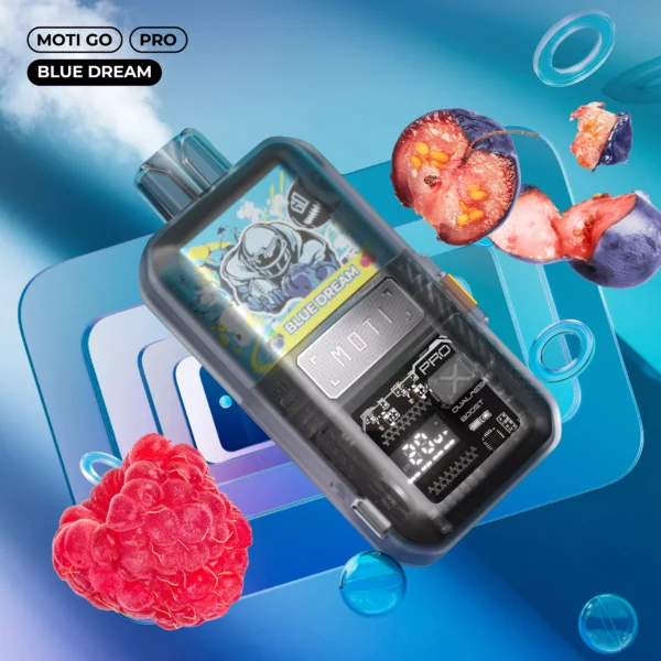 MOTI Go Pro 12000 Puffs Dual Mesh Smart Screen 2% 5% Low Nicotine Rechargeable Disposable Vapes Pen Bulk Buy Wholesale - BookVape - 4