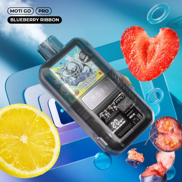 MOTI Go Pro 12000 Puffs Dual Mesh Smart Screen 2% 5% Low Nicotine Rechargeable Disposable Vapes Pen Bulk Buy Wholesale - BookVape - 5