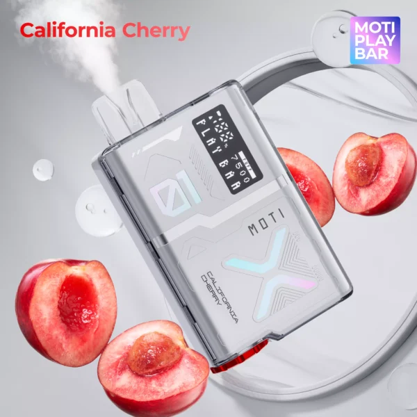 MOTI Play Bar 7500 Puffs Crystal Digital Screen 5% Niskonikotynowy, jednorazowy, wielokrotnego ładowania Vapes Pen Luzem Kup hurtowo - BookVape - 3
