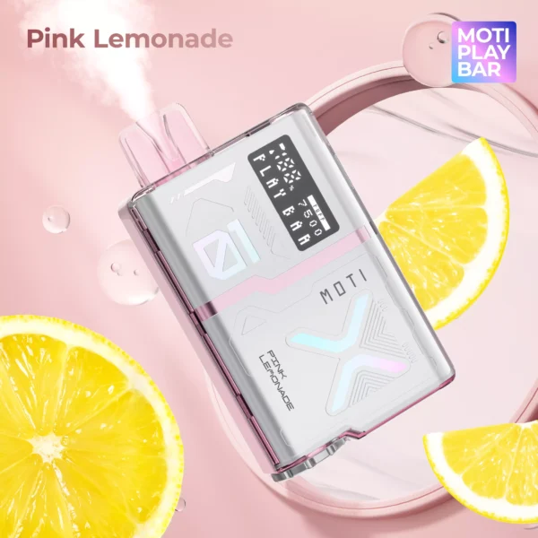 MOTI Play Bar 7500 Puffs Crystal Digital Screen 5% Niskonikotynowy akumulatorowy jednorazowy długopis Vapes Kup hurtowo - BookVape - 4