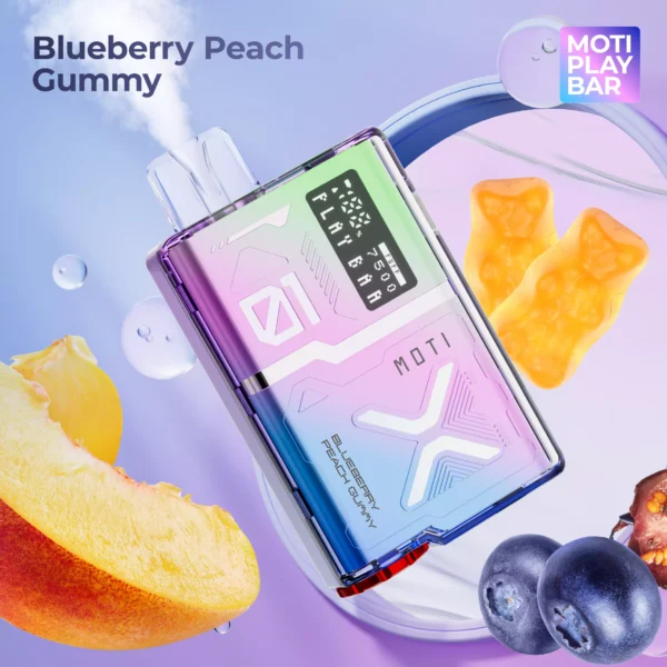 MOTI Play Bar 7500 Puffs Crystal Digital Screen 5% Nikotynowy akumulator Jednorazowy długopis Vapes Kup hurtowo - BookVape - 6