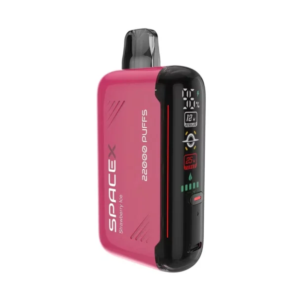 VAPME Spacex 22000 Puffs Digital Screen 0% 2% 3% 5% Low Nicotine Rechargeable Disposable Vapes Pen Bulk Buy Wholesale - BookVape - 9